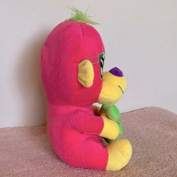 Vintage Kellytoy Pink Rockin’ Monkey Plush - Picture 3 of 9